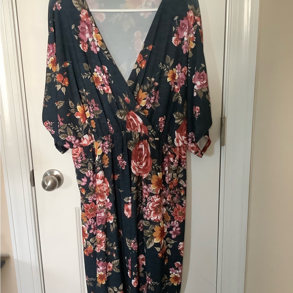 Floral V-Neck Dress